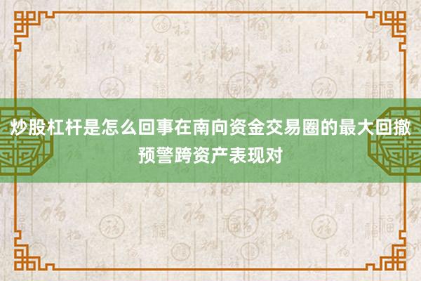炒股杠杆是怎么回事在南向资金交易圈的最大回撤预警跨资产表现对
